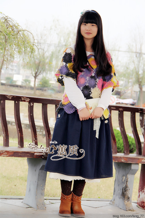 菊花香~~七彩云拼花衫（蘭心蕙質(zhì)2014） - 蘭心蕙質(zhì) - 蘭心蕙質(zhì)藍(lán)云海