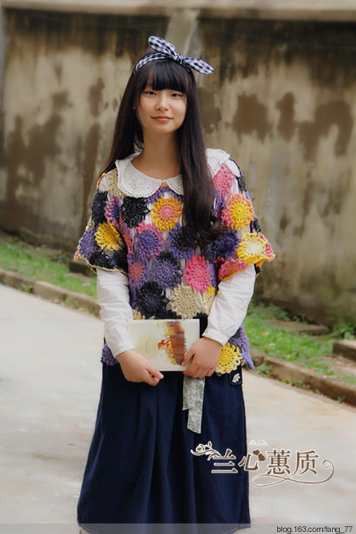 菊花香~~七彩云拼花衫（蘭心蕙質(zhì)2014） - 蘭心蕙質(zhì) - 蘭心蕙質(zhì)藍(lán)云海
