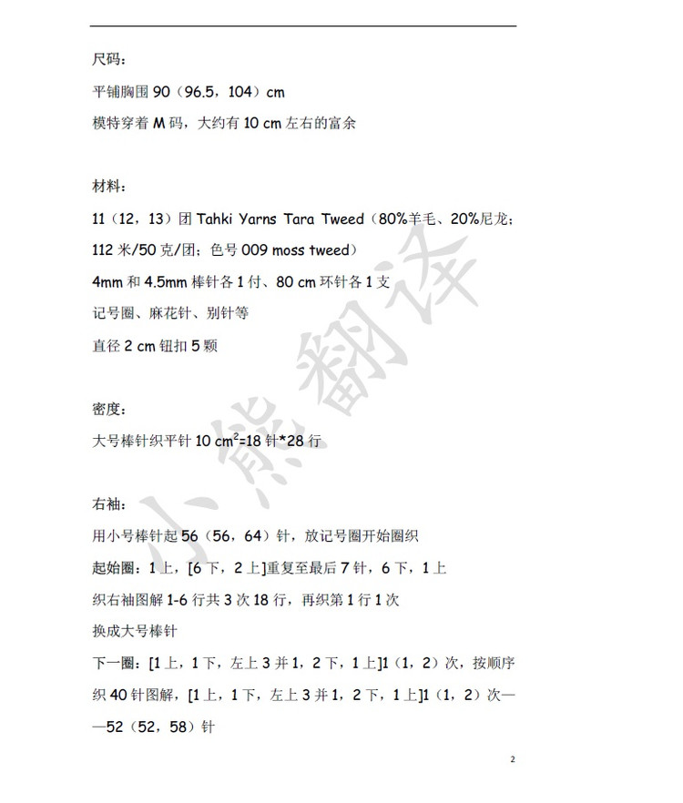 小熊翻譯————Roosevelt Cardigan總統開衫 - ferrero1869 - 小熊的天地