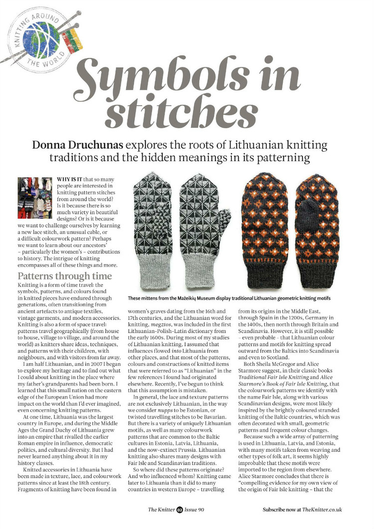 The Knitter Issue 90 2015 - 輕描淡寫(xiě) - 輕描淡寫(xiě)