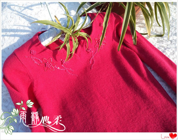 俏花蕊——女式羊絨打底 - 雨靜心柔 - 午后茶吧