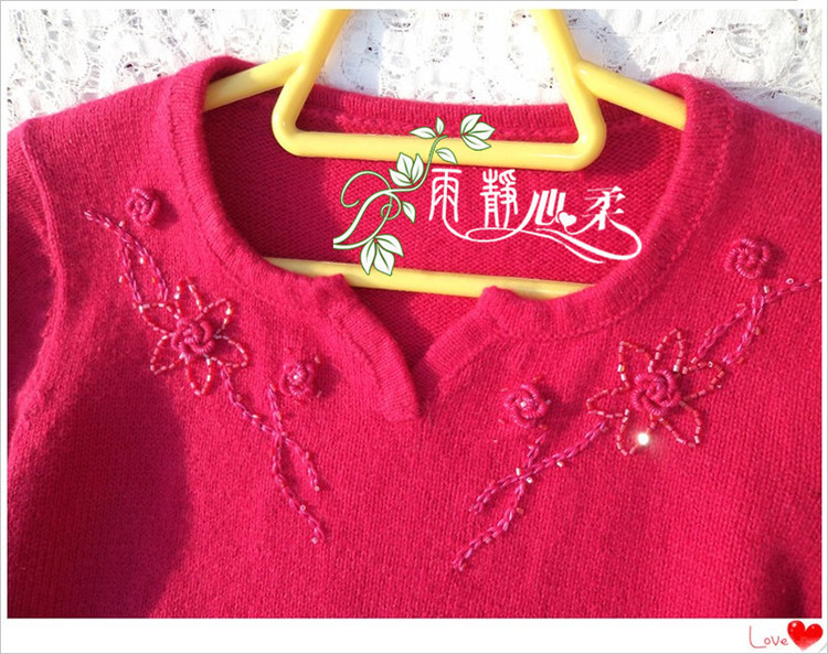 俏花蕊——女式羊絨打底 - 雨靜心柔 - 午后茶吧