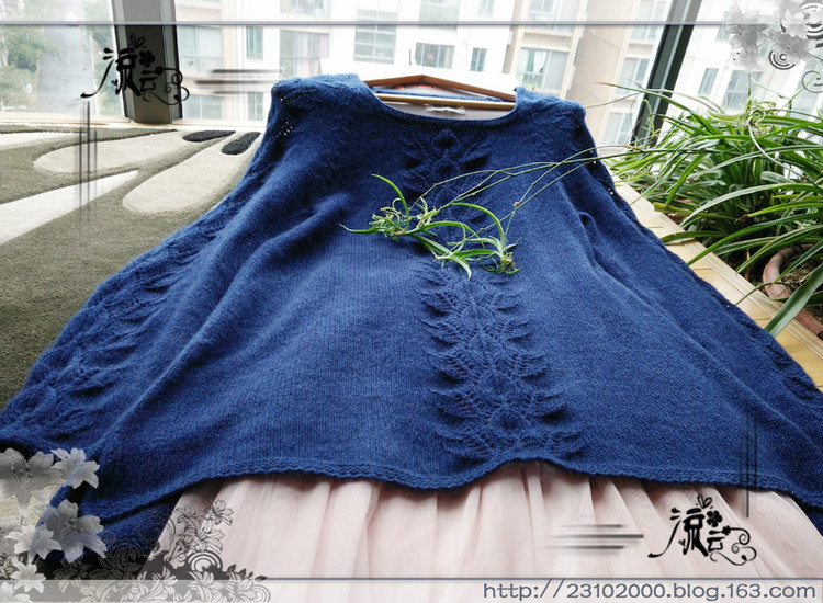 青花--201516羊絨套衫 - 流云 - 流云的生活小站