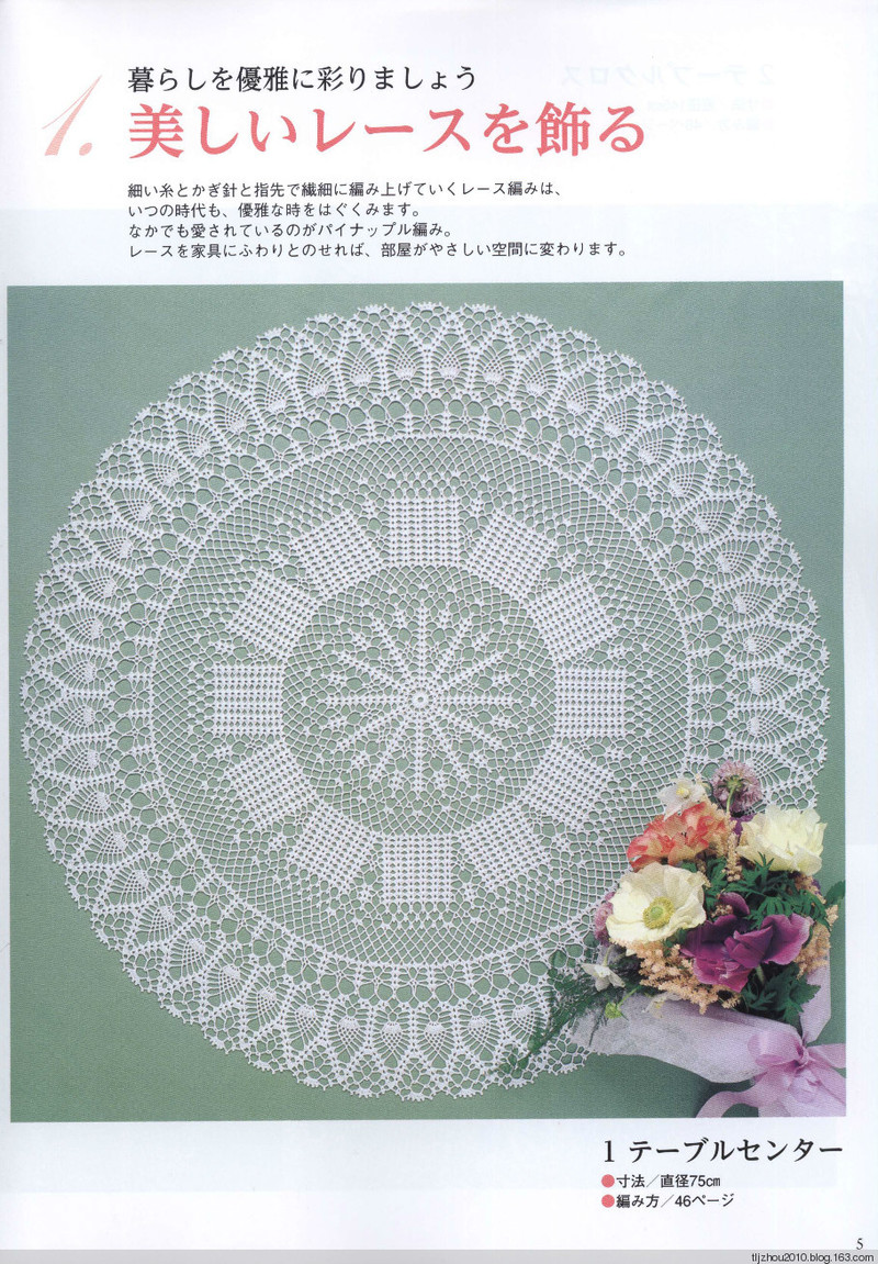 Suteki Pineapple Crochet Laces 2011 - 紫蘇 - 紫蘇的博客