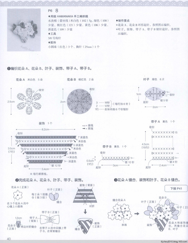 57款手編花飾 2014 - 紫蘇 - 紫蘇的博客
