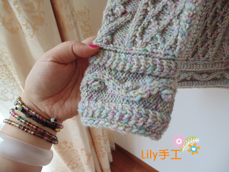 【Lily手工】--雪絨花--實用絞花外套 - Lily - Lily的手工編織天地