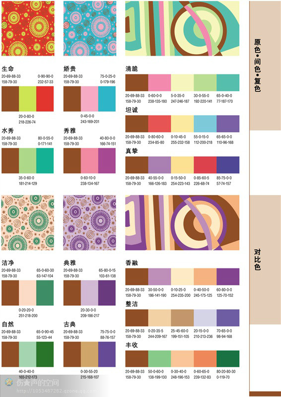 最好的一套配色方案----方便各位朋友保存 - 美人魚 - 美人魚的博客
