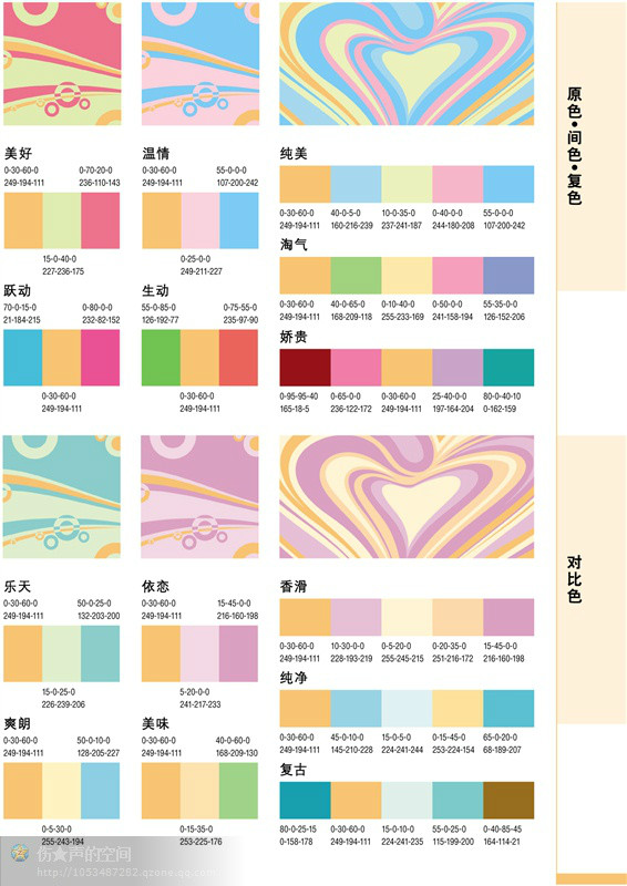 最好的一套配色方案----方便各位朋友保存 - 美人魚 - 美人魚的博客
