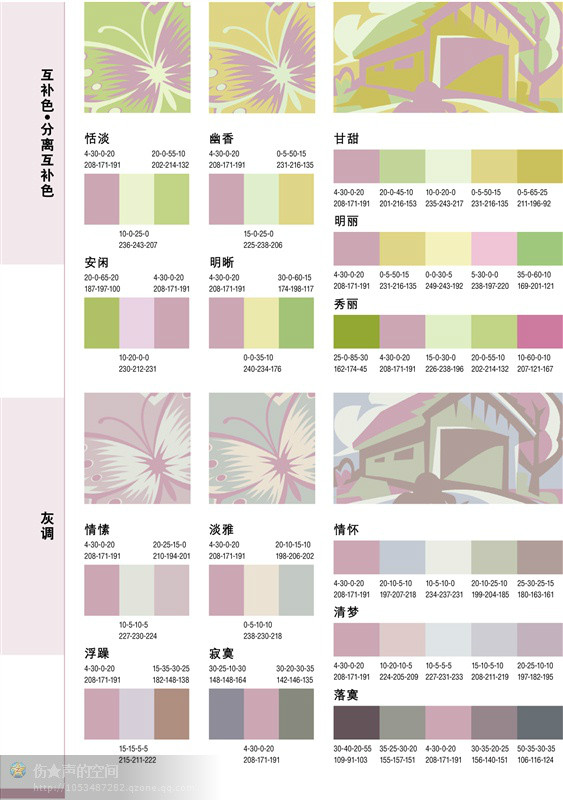 最好的一套配色方案----方便各位朋友保存 - 美人魚 - 美人魚的博客