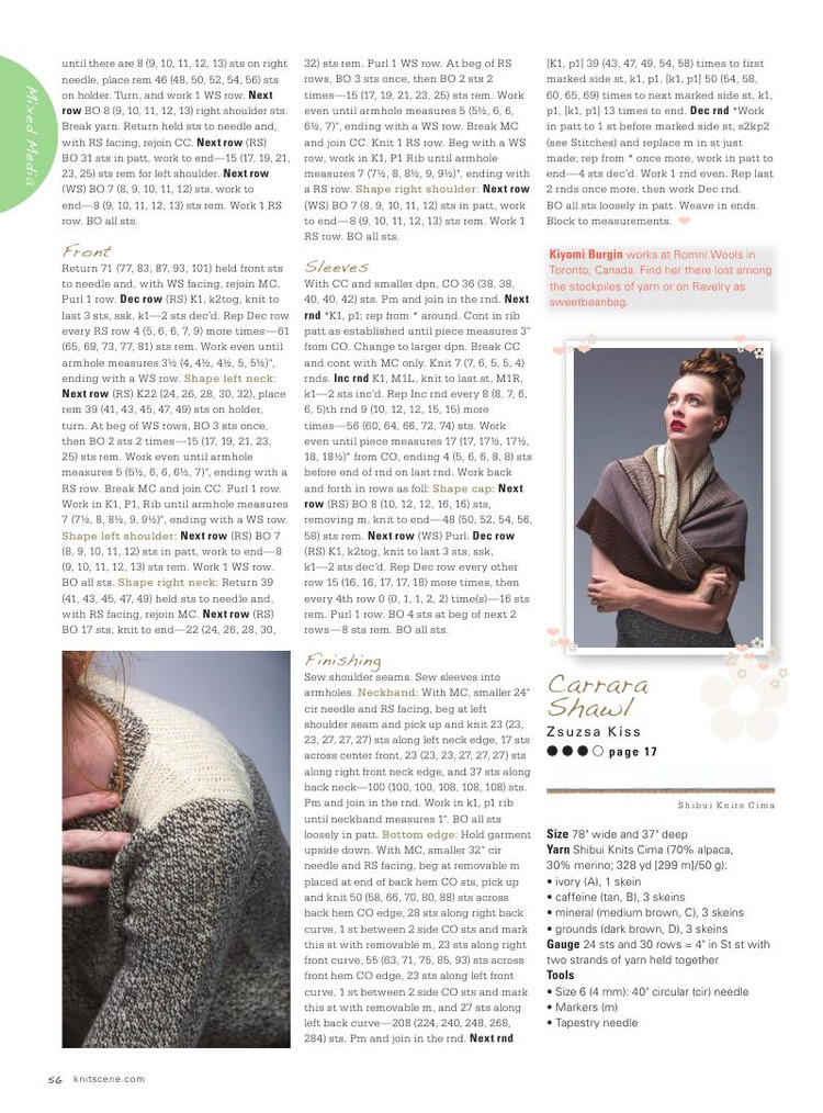 Knitscene  Winter 2014 - 輕描淡寫 - 輕描淡寫