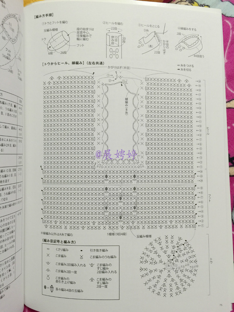 展娉婷新年禮物第五發：《かぎ針だけでこんなに編める! ソックスルームシューズ》 - 展娉婷 - 展娉婷的鉤針世界