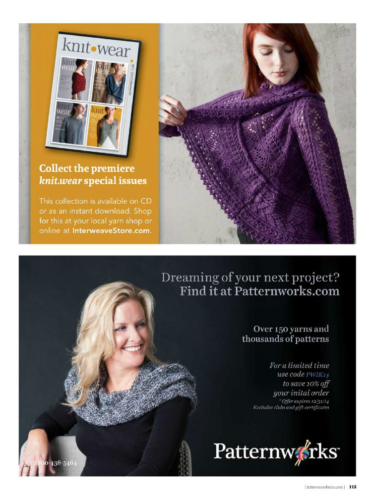 Interweave knits winter 2015 - 輕描淡寫(xiě) - 輕描淡寫(xiě)