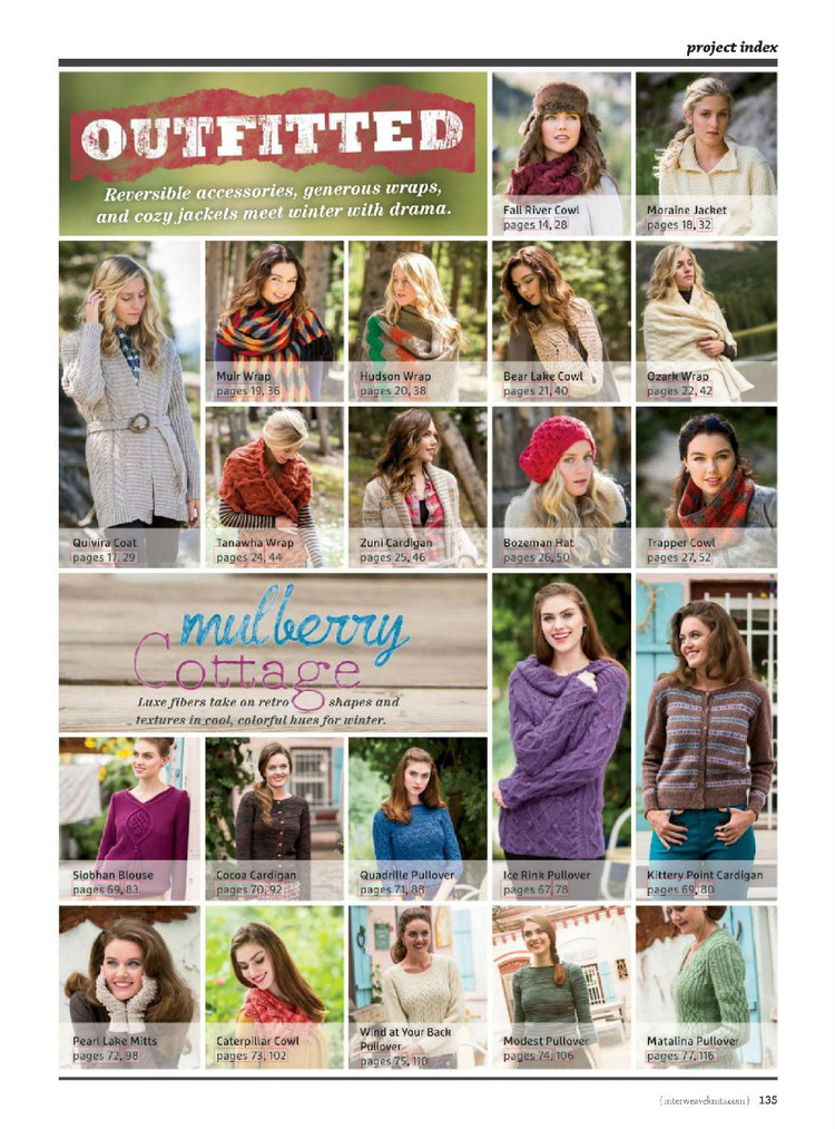 Interweave knits winter 2015 - 輕描淡寫(xiě) - 輕描淡寫(xiě)