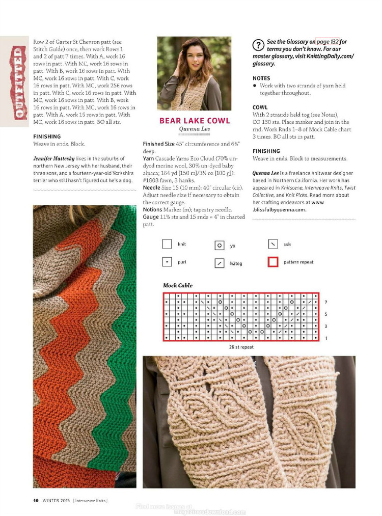 Interweave knits winter 2015 - 輕描淡寫(xiě) - 輕描淡寫(xiě)