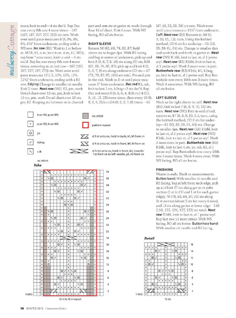 Interweave knits winter 2015 - 輕描淡寫(xiě) - 輕描淡寫(xiě)