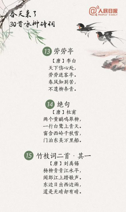 【讀書】詠柳詩30首 - hjg631 - 哈軍工631隊的博客