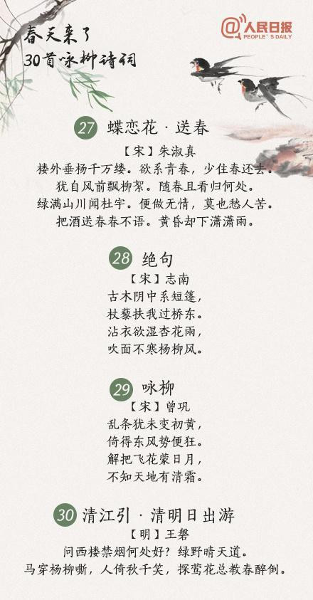【讀書】詠柳詩30首 - hjg631 - 哈軍工631隊的博客