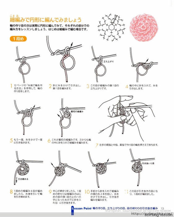 鉤針基礎入門 - 編織幸福 - 編織幸福的博客