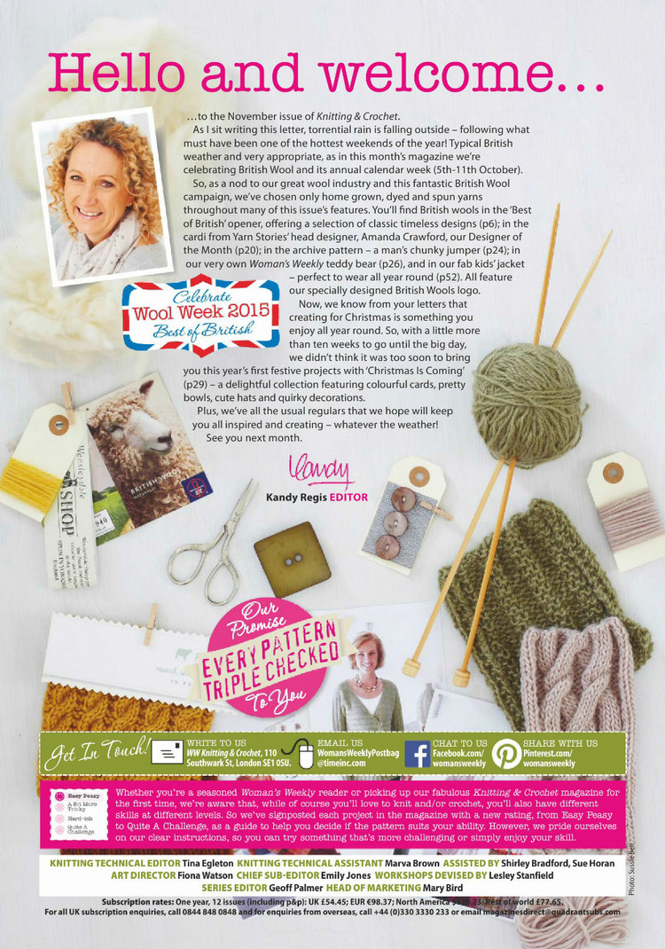 Knitting  Crochet №77 November 2015 - 輕描淡寫 - 輕描淡寫