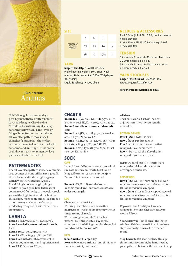 The Knitter  Issue 86 2015 - 輕描淡寫 - 輕描淡寫