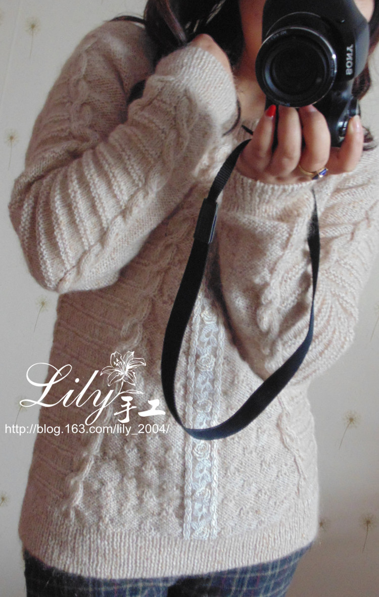 【Lily手工】--望秋--仿TeenieWeenie專柜毛衣 - Lily - Lily的手工編織天地
