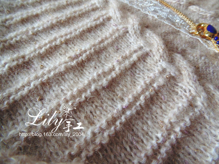 【Lily手工】--望秋--仿TeenieWeenie專柜毛衣 - Lily - Lily的手工編織天地