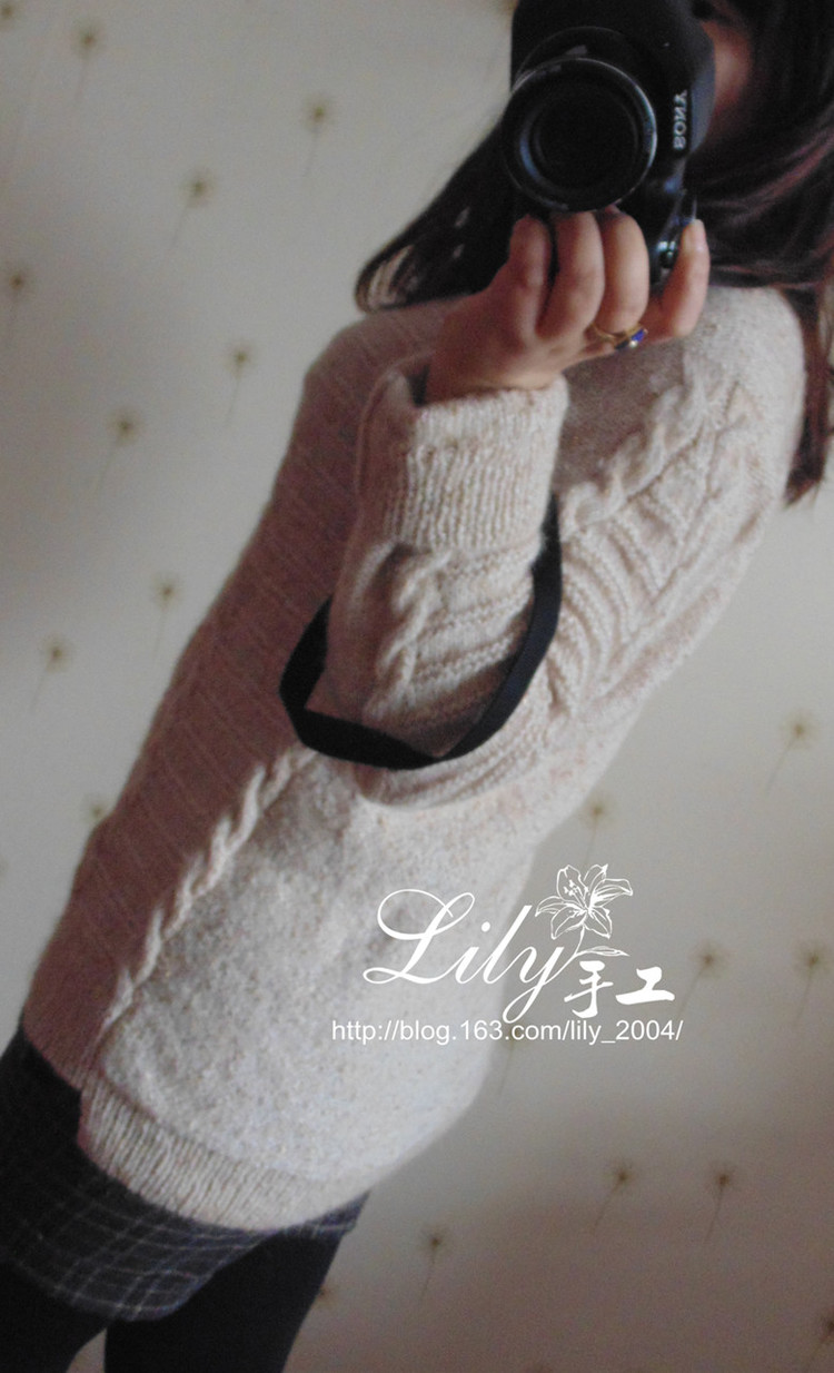 【Lily手工】--望秋--仿TeenieWeenie專柜毛衣 - Lily - Lily的手工編織天地