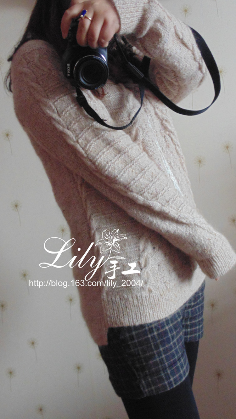 【Lily手工】--望秋--仿TeenieWeenie專柜毛衣 - Lily - Lily的手工編織天地