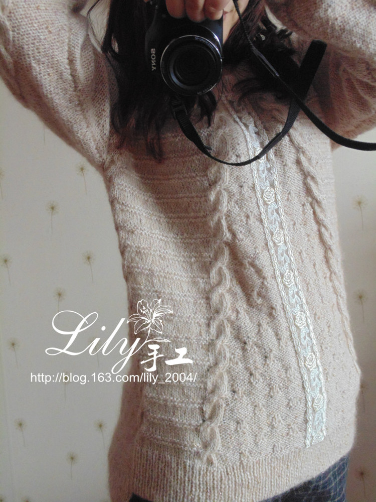 【Lily手工】--望秋--仿TeenieWeenie專柜毛衣 - Lily - Lily的手工編織天地