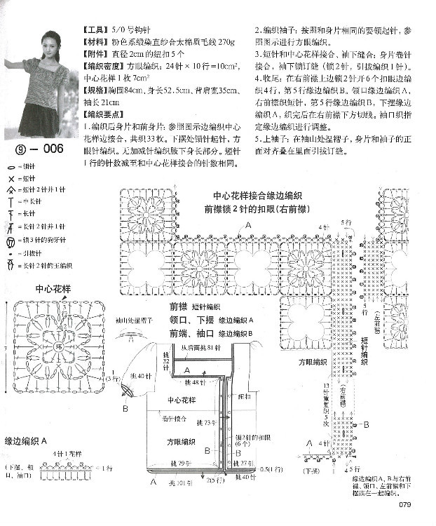 別致手鉤毛衣 - 紫藤花瓣 - 月下紫藤