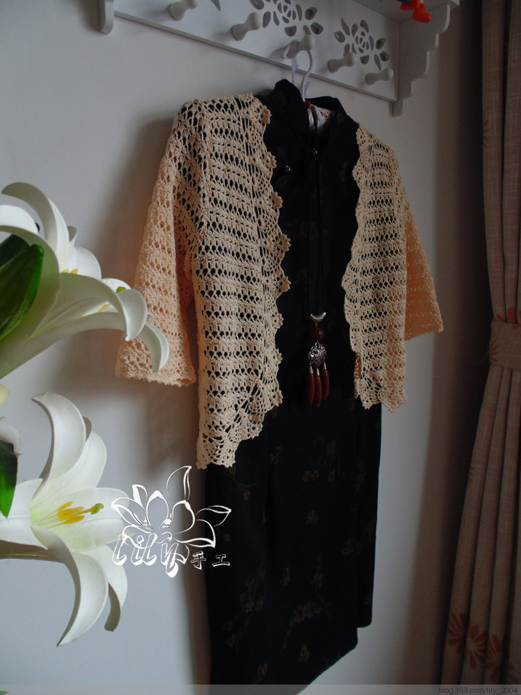 【Lily手工】--諳憶--蕾絲圓擺小衫 - Lily - Lily的手工編織天地