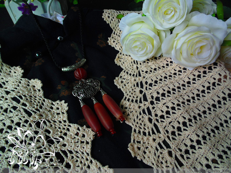 【Lily手工】--諳憶--蕾絲圓擺小衫 - Lily - Lily的手工編織天地