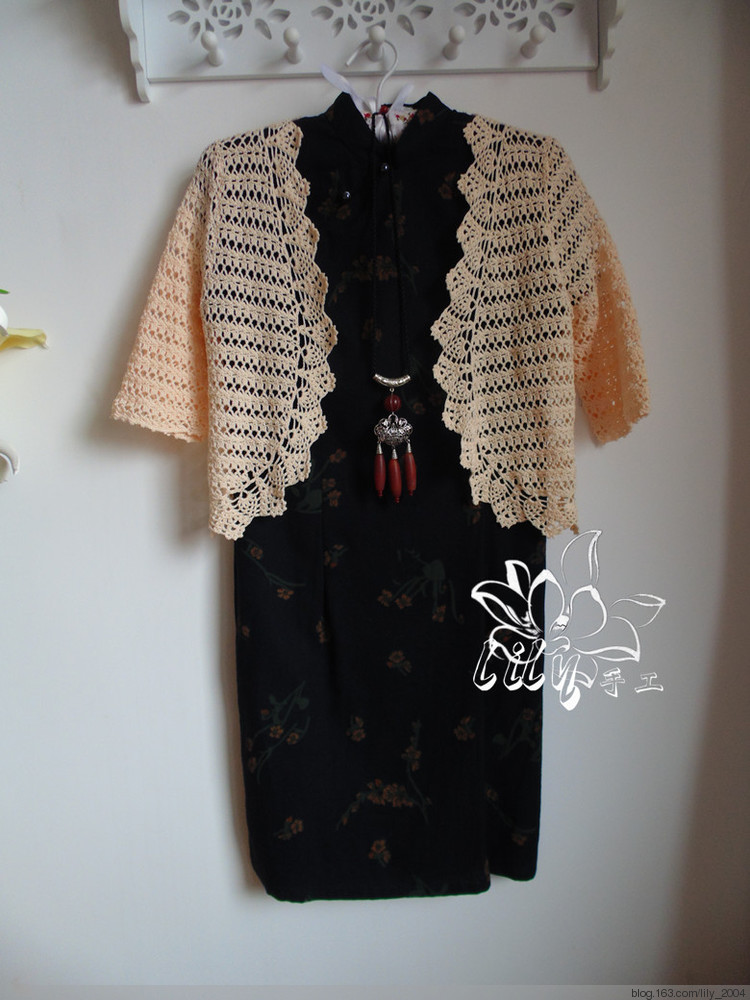 【Lily手工】--諳憶--蕾絲圓擺小衫 - Lily - Lily的手工編織天地