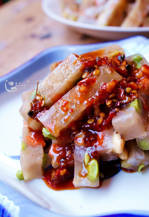 紅火年菜——五彩肉皮凍，醬料很關鍵 - 優媽美食 - 優媽美食博客
