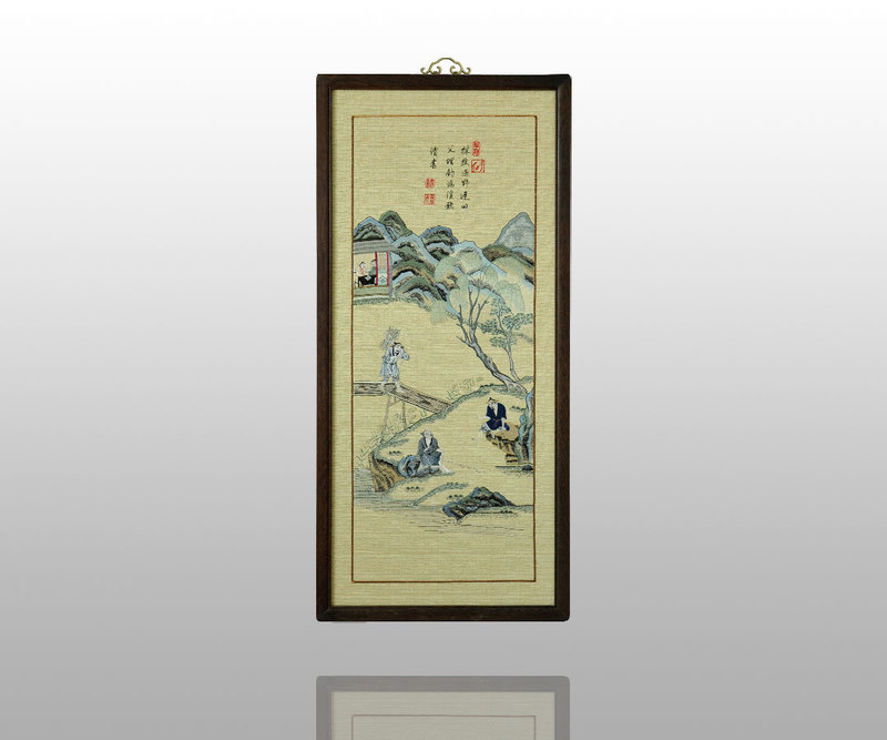 古樸典雅的刺繡掛屏    10 - h_x_y_123456 - 何曉昱的文化藝術博客