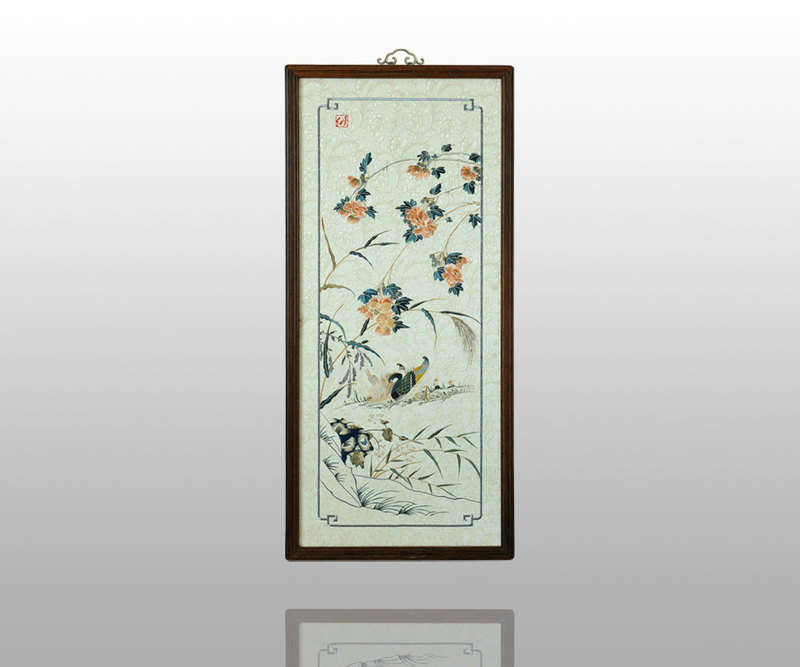 古樸典雅的刺繡掛屏    10 - h_x_y_123456 - 何曉昱的文化藝術博客