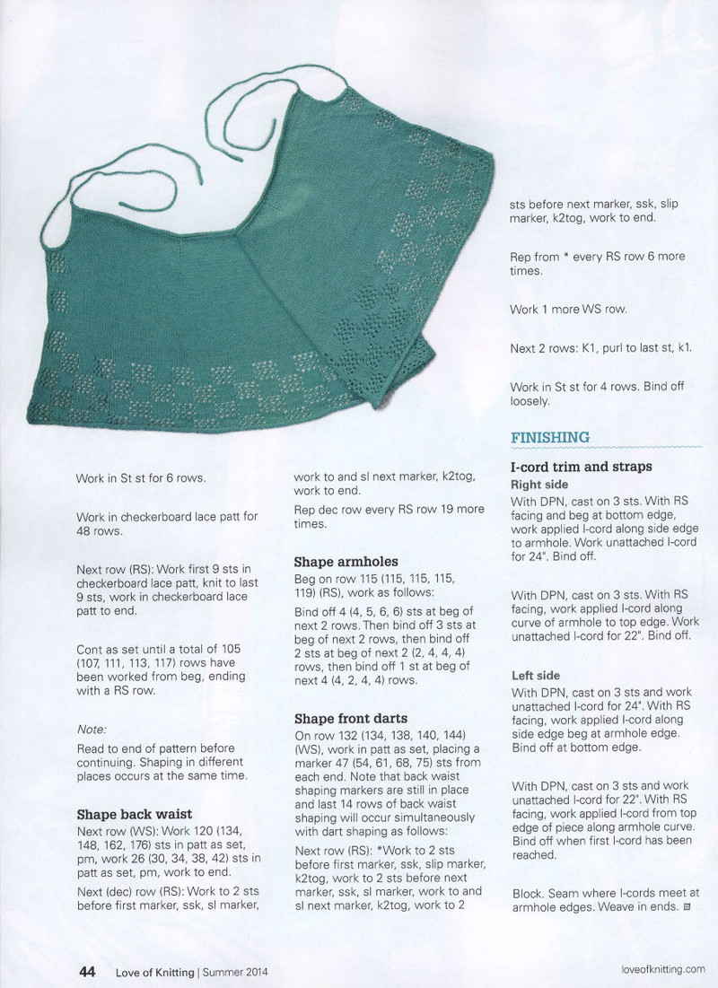 Love of Knitting  Summer 2014 - 紫蘇 - 紫蘇的博客