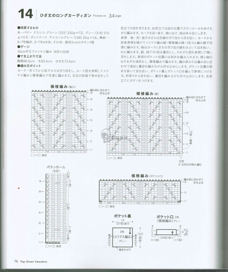 Top down sweaters 2014 - 紫蘇 - 紫蘇的博客