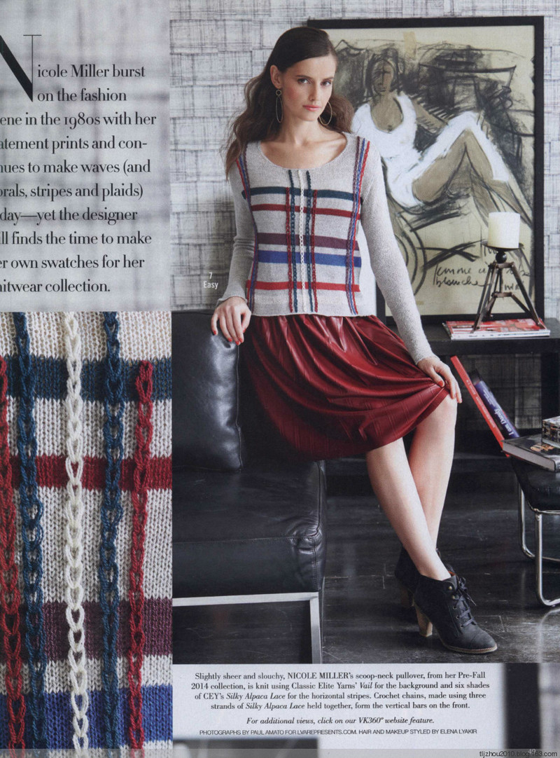 Vogue Knitting 2014 秋 - 紫蘇 - 紫蘇的博客