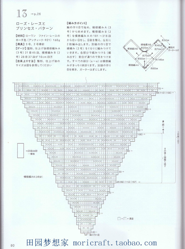 設得蘭少女系列棒針蕾絲編織 日本嶋田 俊之 - 壹一 - 壹一的博客