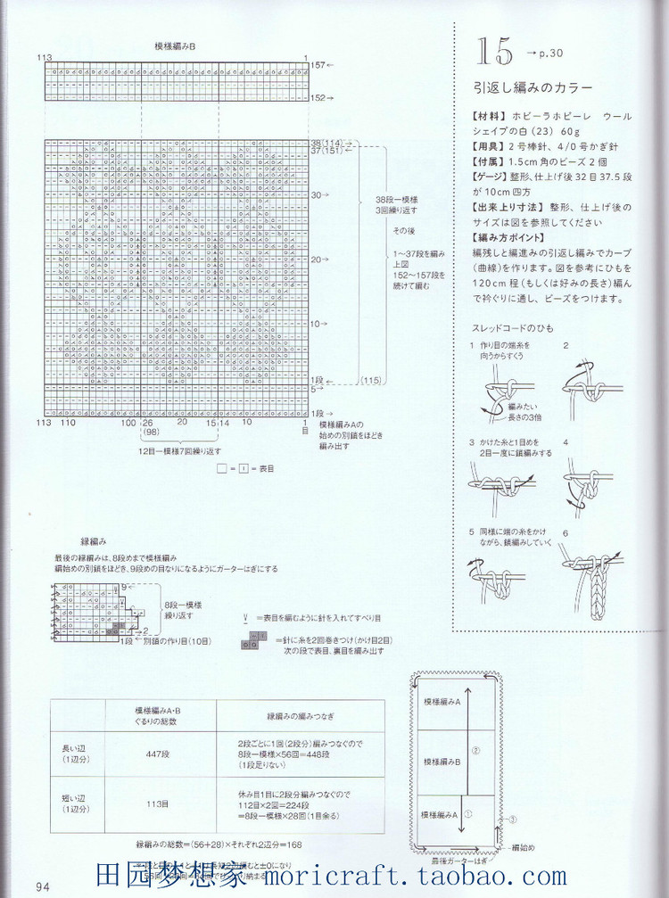 設得蘭少女系列棒針蕾絲編織 日本嶋田 俊之 - 壹一 - 壹一的博客