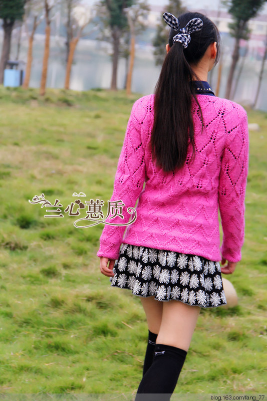 千嬌百媚~~葉子花低領常規毛衫（蘭心蕙質2014） - 蘭心蕙質 - 蘭心蕙質藍云海