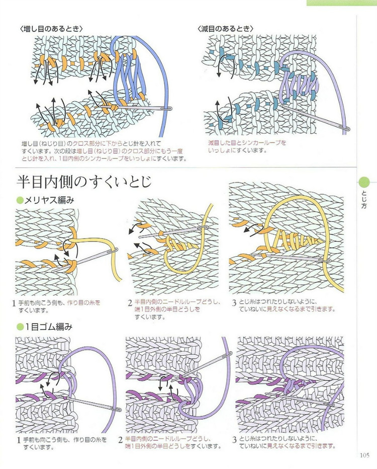 日文 棒針編織基礎大全  (2) - 紫蘇 - 紫蘇的博客