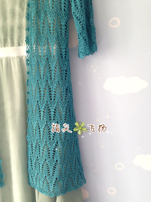 暗香疏影（1519）---10蕾絲精致長款外披 - 指尖飛揚 - 指尖飛揚