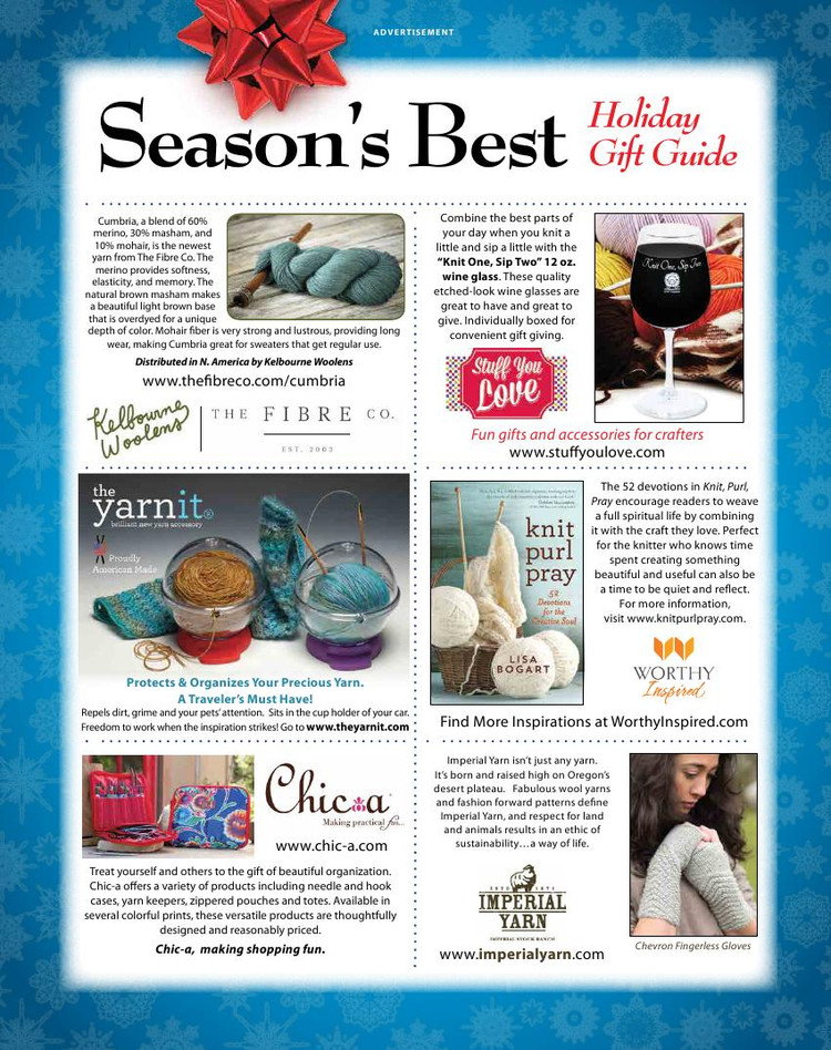 Creative Knitting Winter 2015 - 輕描淡寫 - 輕描淡寫