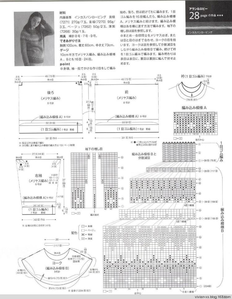 毛糸だまKeito Dama 2015年冬 - Vivian - Vivian的薇安織譯坊