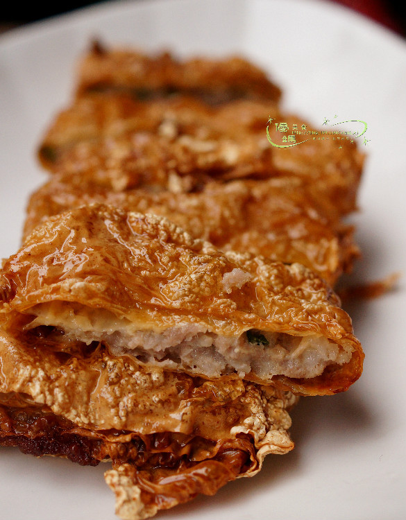 紅火年菜——黃金甲蔥花肉 - 優媽美食 - 優媽美食博客