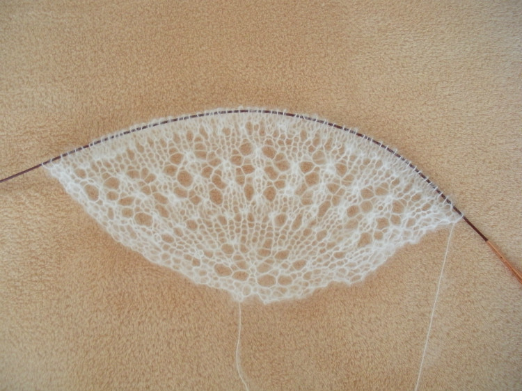仿“VERNAL EQUINOX SHAWL”披肩 - 湖畔居 - 湖畔居的博客
