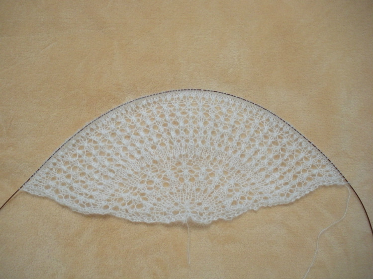 仿“VERNAL EQUINOX SHAWL”披肩 - 湖畔居 - 湖畔居的博客