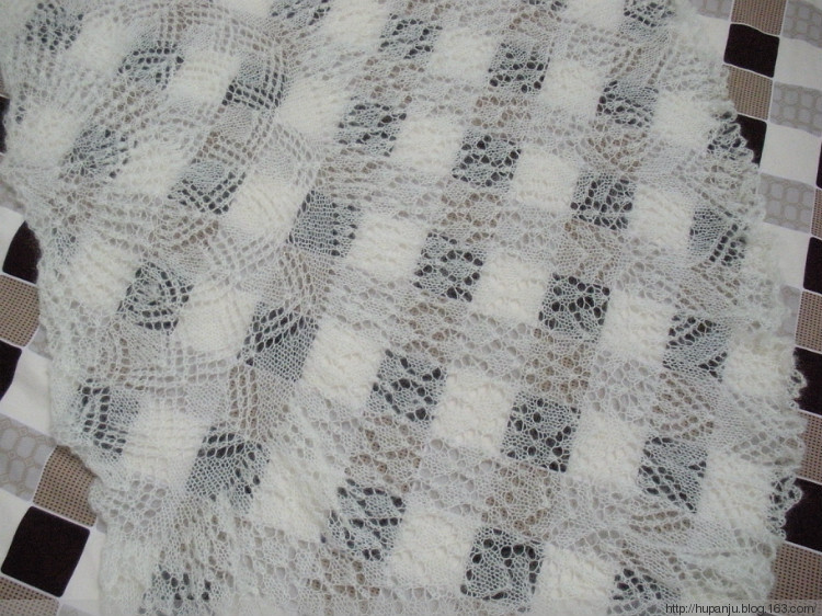 仿“VERNAL EQUINOX SHAWL”披肩（已完工） - 湖畔居 - 湖畔居的博客